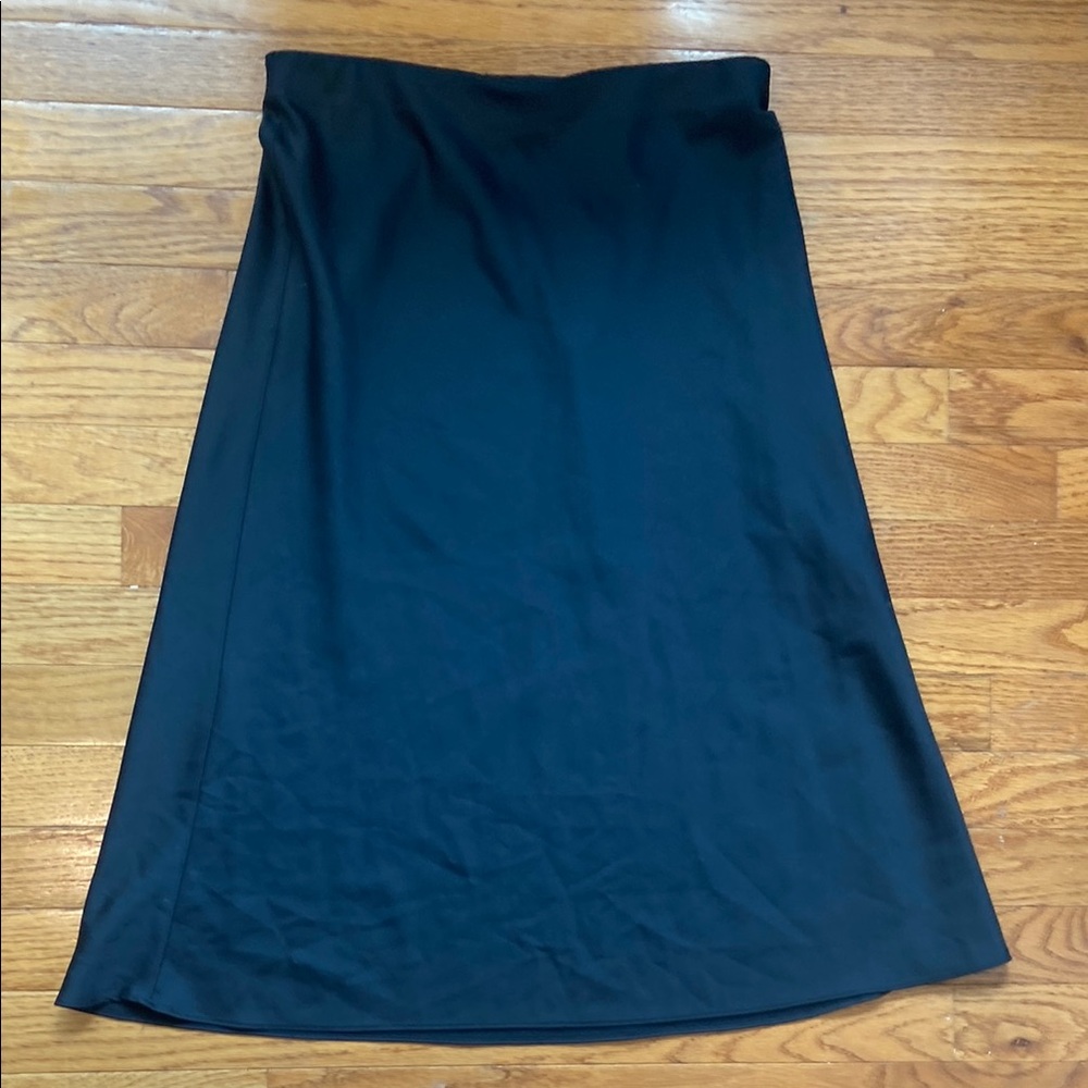 LOFT Classic Black A-Line Skirt